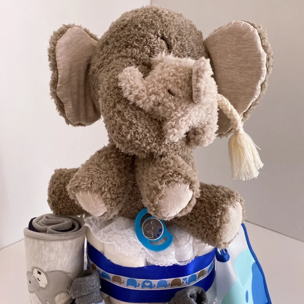 Elephant Diaper Cake